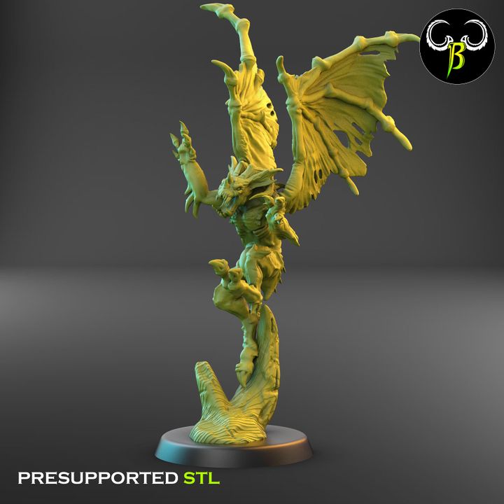 Winged Shadows, Set 1 (5 Variants Available) - Clay Beast Creations