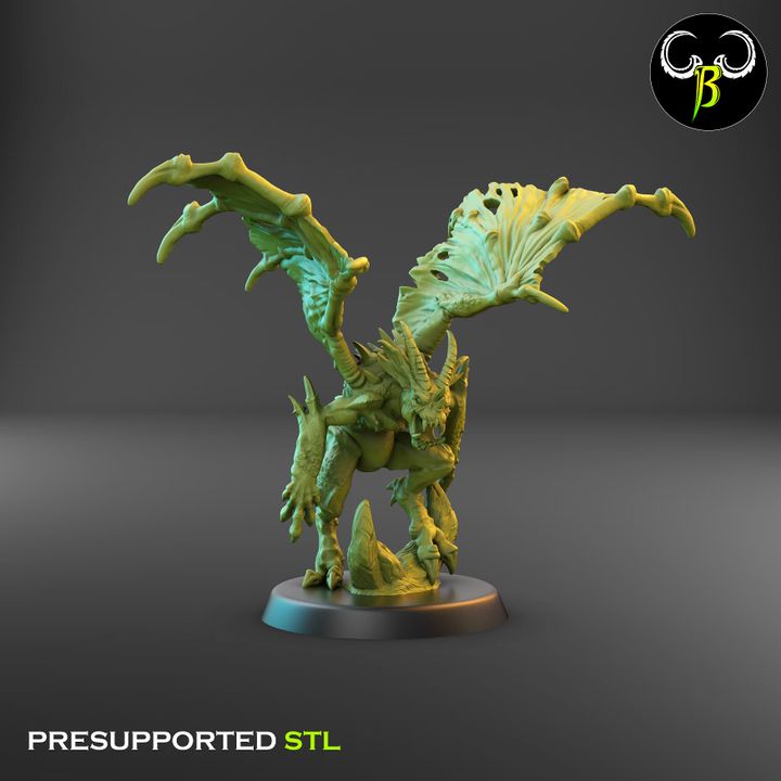 Winged Shadows, Set 1 (5 Variants Available) - Clay Beast Creations