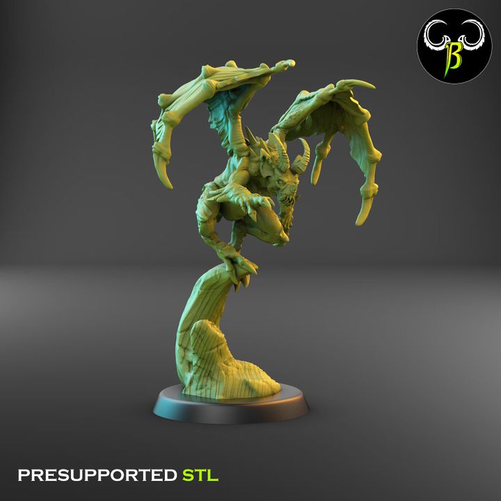 Winged Shadows, Set 1 (5 Variants Available) - Clay Beast Creations