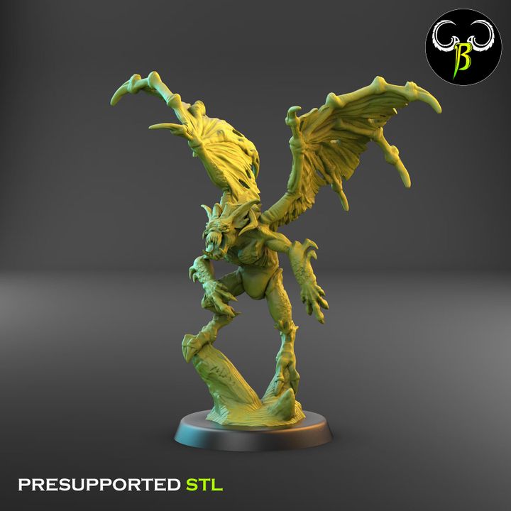 Winged Shadows, Set 2 (5 Variants Available) - Clay Beast Creations