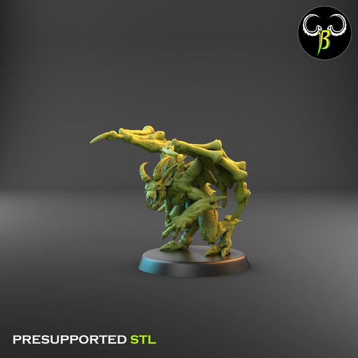 Winged Shadows, Set 2 (5 Variants Available) - Clay Beast Creations