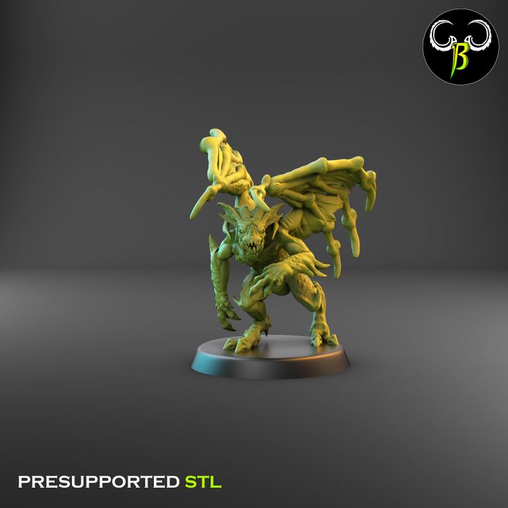 Winged Shadows, Set 2 (5 Variants Available) - Clay Beast Creations