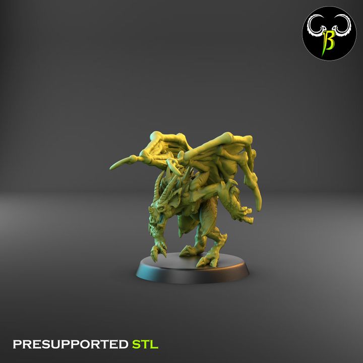 Winged Shadows, Set 2 (5 Variants Available) - Clay Beast Creations