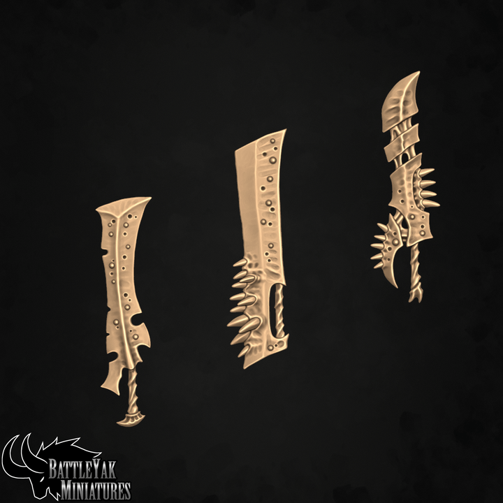Primal Heart Heavy Weapons, Customisation Pack - 32mm Scale (9 Variants Available) - Battle Yak