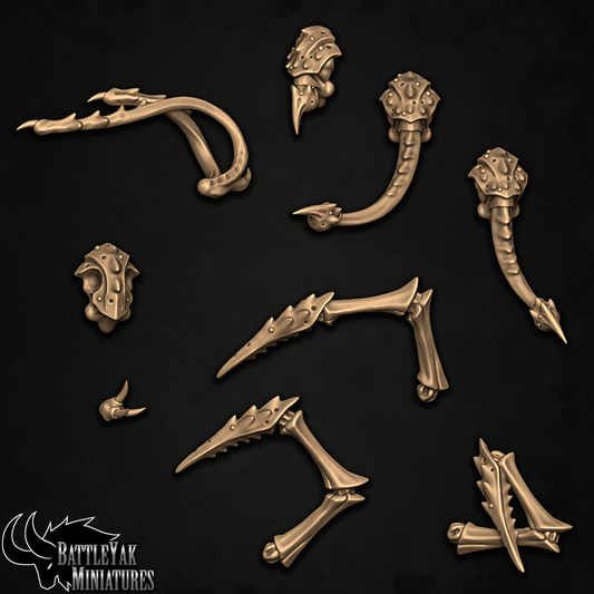 Primal Heart Apex Backpacks, Customisation Pack - 28mm Scale (9 Variants Available) - Battle Yak