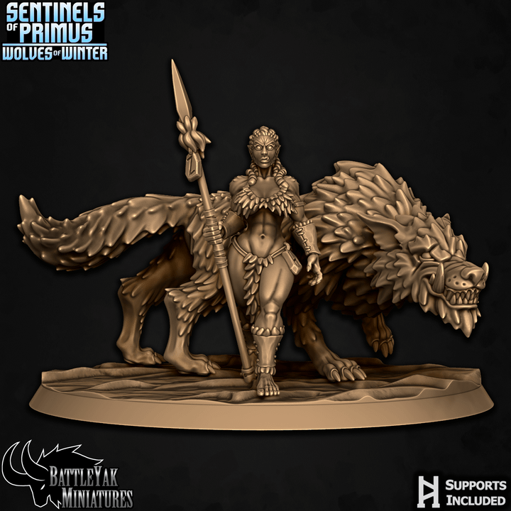 Sentinel Aspirant and Battlewolf (3 Variants Available) - Battle Yak