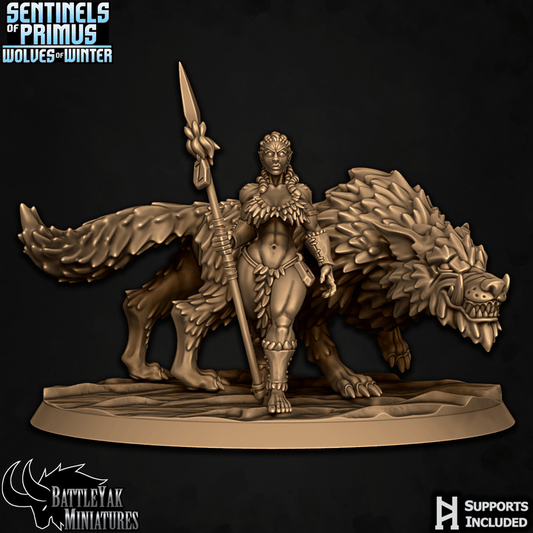 Sentinel Aspirant and Battlewolf (3 Variants Available) - Battle Yak