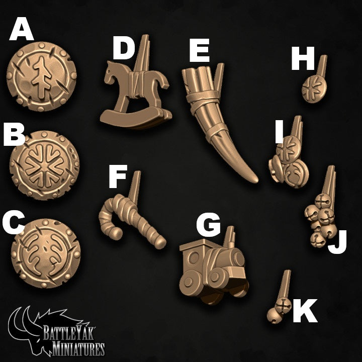 Banedeer Trinkets, Festive Customisation Pack (11 Variants Available) - Battle Yak