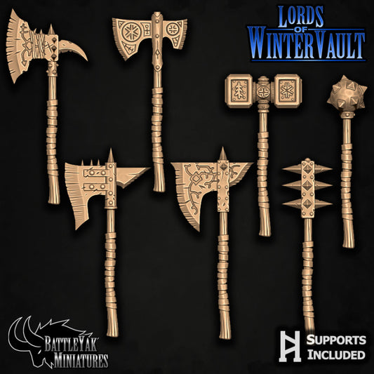 Lords of Wintervault Festive Weapons Customisation Pack (7 Variants Available) - Battle Yak