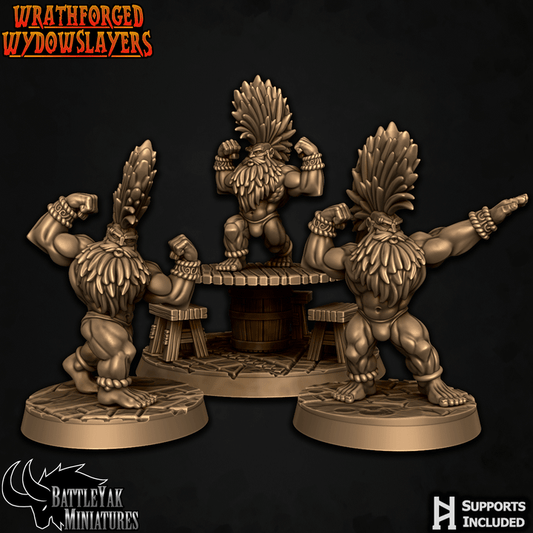 Wrathforged Wydowslayers, Bar Brothers (Pinups - 3 Variants Available) - Battle Yak