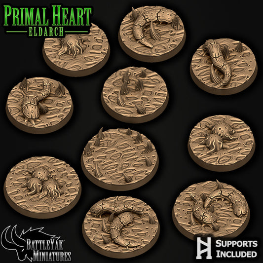 Primal Growth Bases - Spikes, Eggs and Tendrils Terrain Base Set (15 Variants Available) - Battle Yak