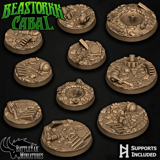 Skorched Urth, Beastorkk Cabal Bases - Post Apocalyptic Base Set (15 Variants Available) - Battle Yak