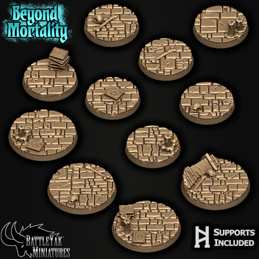 Darker Dungeon Bases - Paving Stones and Trinkets Base Set (17 Variants Available) - Battle Yak