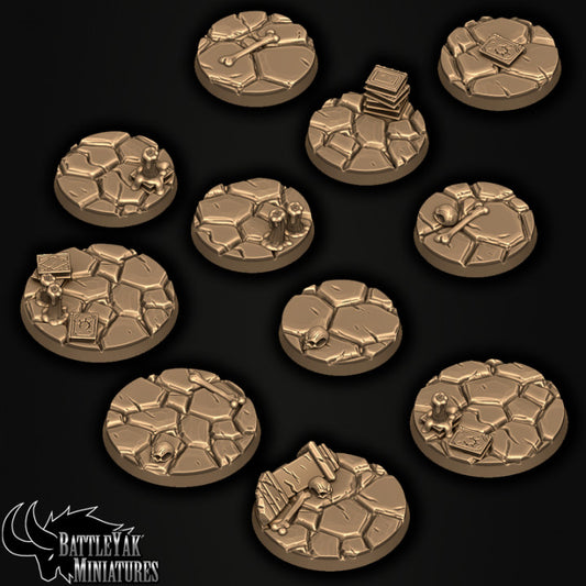 Broken Tomb Bases - Cobblestones and Trinkets Base Set (17 Variants Available) - Battle Yak
