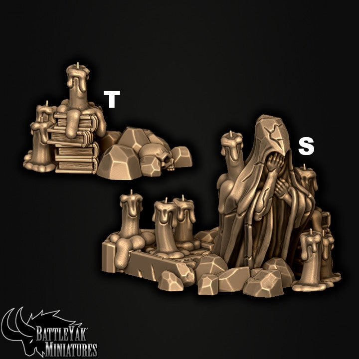 Beyond Mortality Terrain - Gravestones and Dungeon Setpieces (20 Variants Available) - Battle Yak