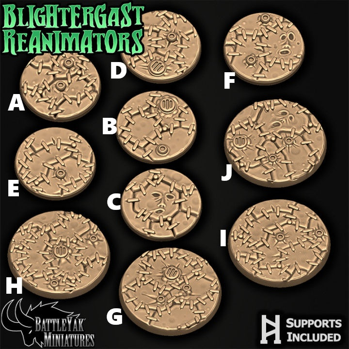 Skin Stitch Bases - Leather and Face Design Base Set (17 Variants Available) - Battle Yak
