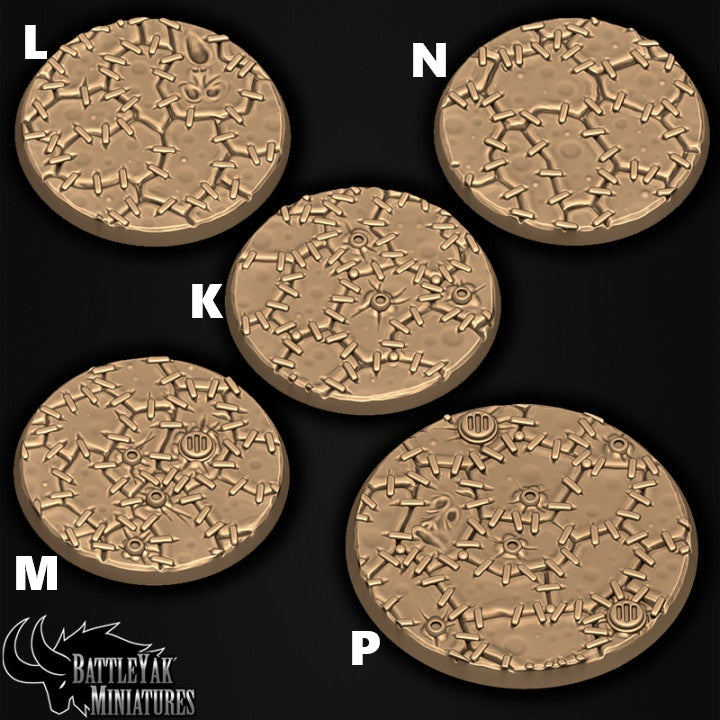 Skin Stitch Bases - Leather and Face Design Base Set (17 Variants Available) - Battle Yak