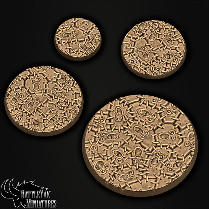 Skin Stitch Bases - Leather and Face Design Base Set (17 Variants Available) - Battle Yak