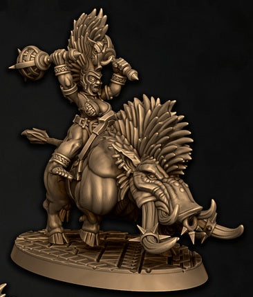Wrathforged Wydowslayers, Battleboar Riders - Pack 2 (4 Variants Available) - Battle Yak