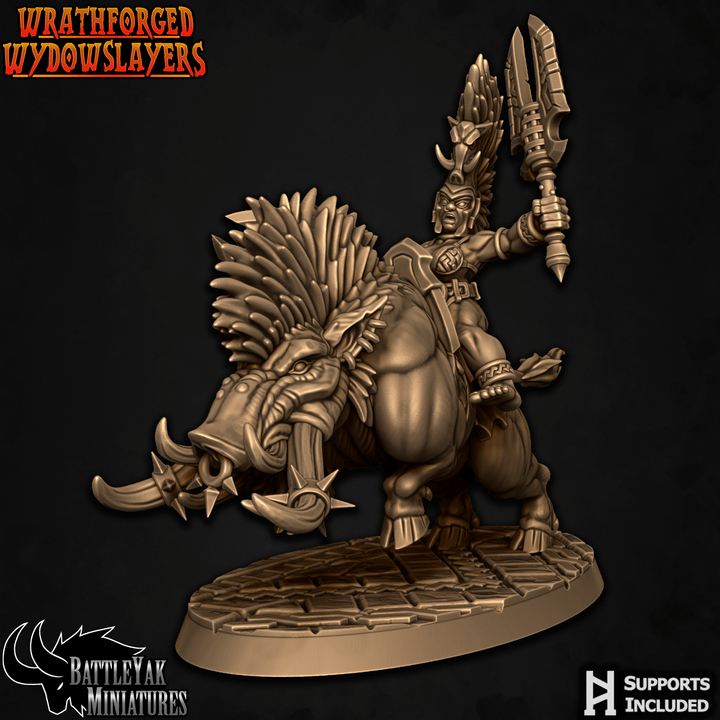 Wrathforged Wydowslayers, Battleboar Riders - Pack 1 (4 Variants Available) - Battle Yak