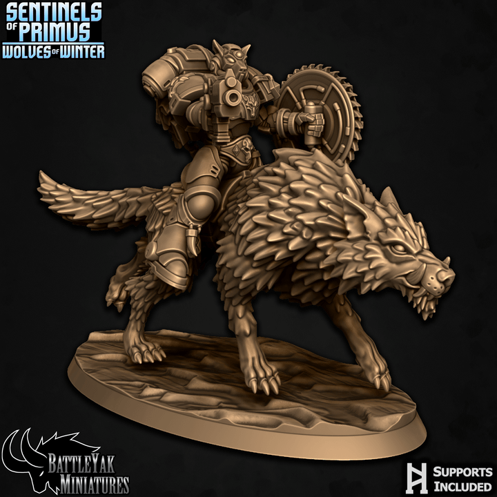 Wolves of Winter, Warfrost Battlewolf Riders (4 Variants Available) - Battle Yak