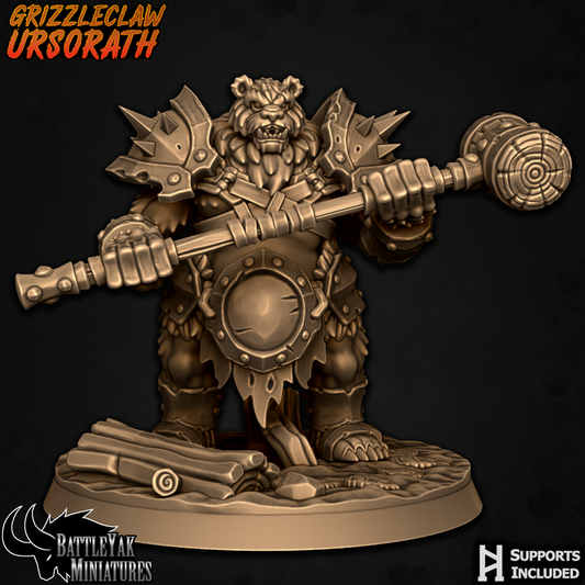 Grizzleclaw Ursus, Bearzerkers (4 Variants Available) - Battle Yak
