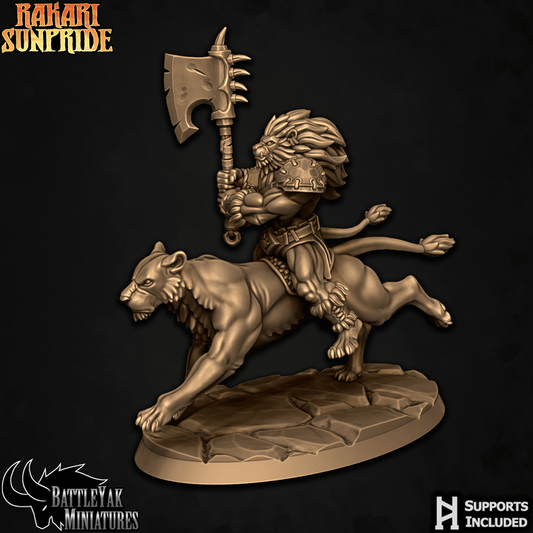 Simbari Huntresses, Lioness Rider Pack (4 Variants Available) - Battle Yak