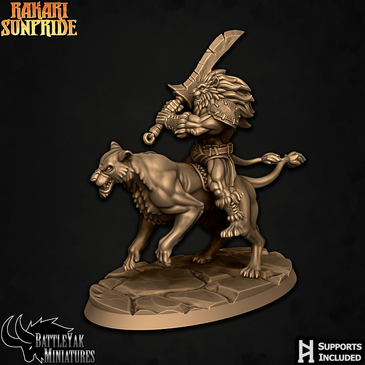 Simbari Huntresses, Lioness Rider Pack (4 Variants Available) - Battle Yak