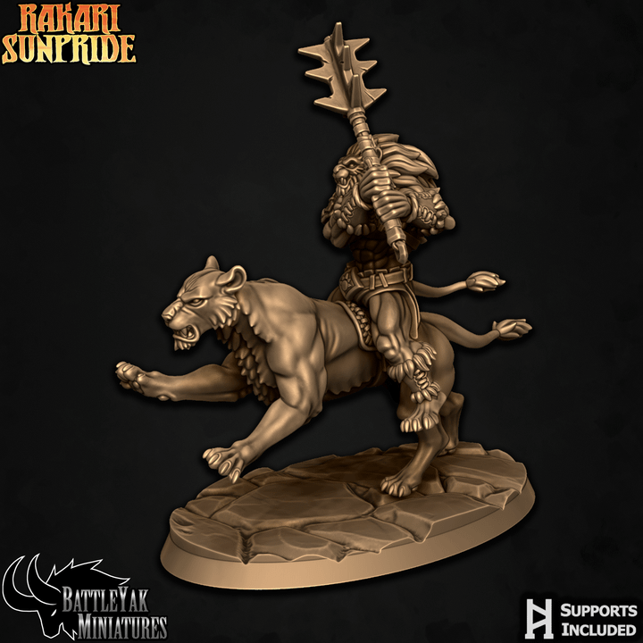Simbari Huntresses, Lioness Rider Pack (4 Variants Available) - Battle Yak