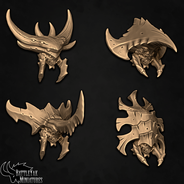 Arachlayn Behemoth Heads, Customisation Pack (4 Variants Available) - Battle Yak