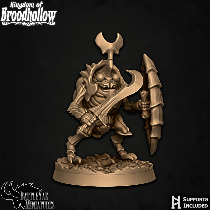 Broodknight Soldiers - Beetle Folk Warriors (7 Variants Available) - Battle Yak