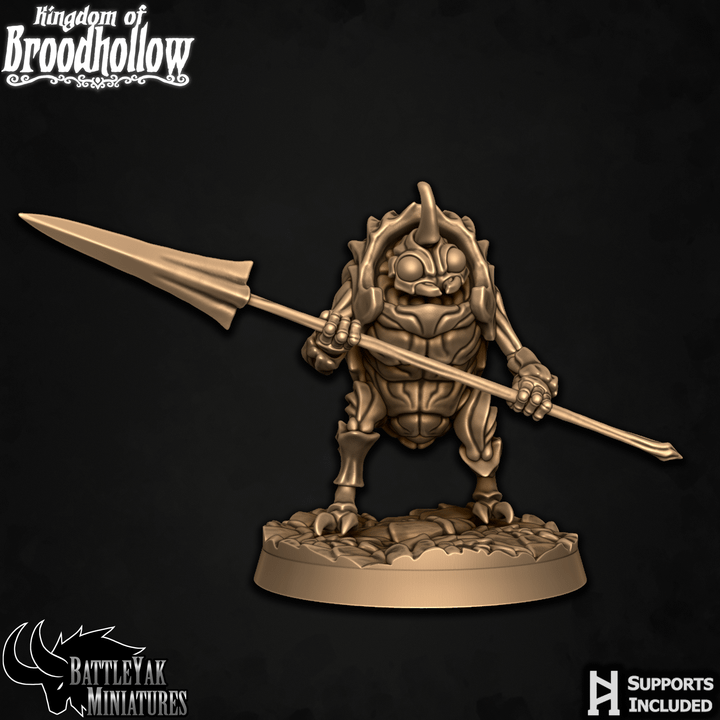 Broodknight Soldiers - Beetle Folk Warriors (7 Variants Available) - Battle Yak