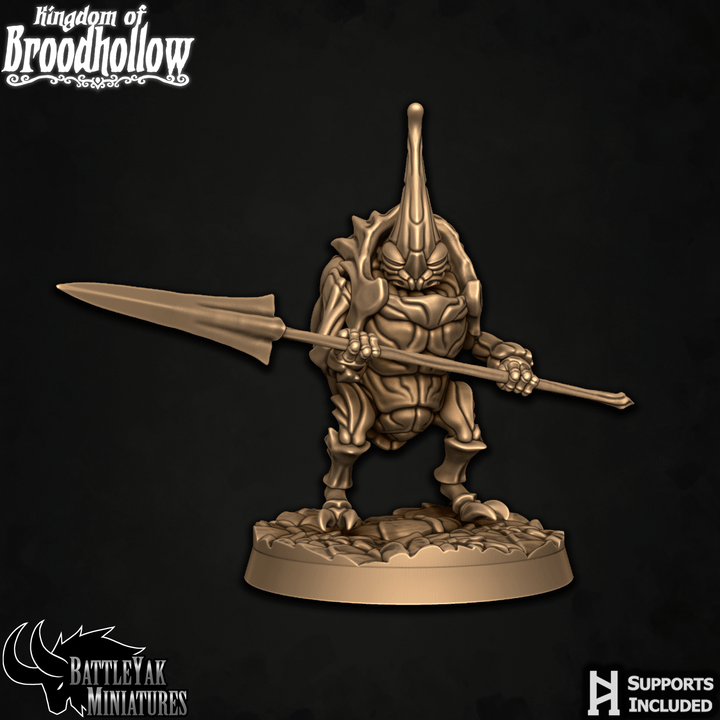 Broodknight Soldiers - Beetle Folk Warriors (7 Variants Available) - Battle Yak