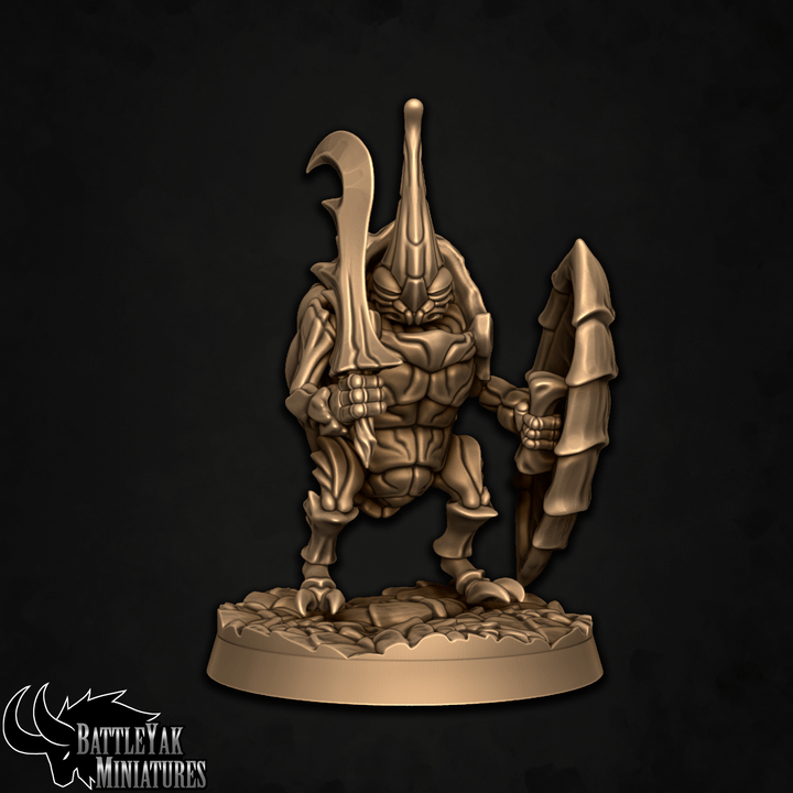 Broodknight Soldiers - Beetle Folk Warriors (7 Variants Available) - Battle Yak