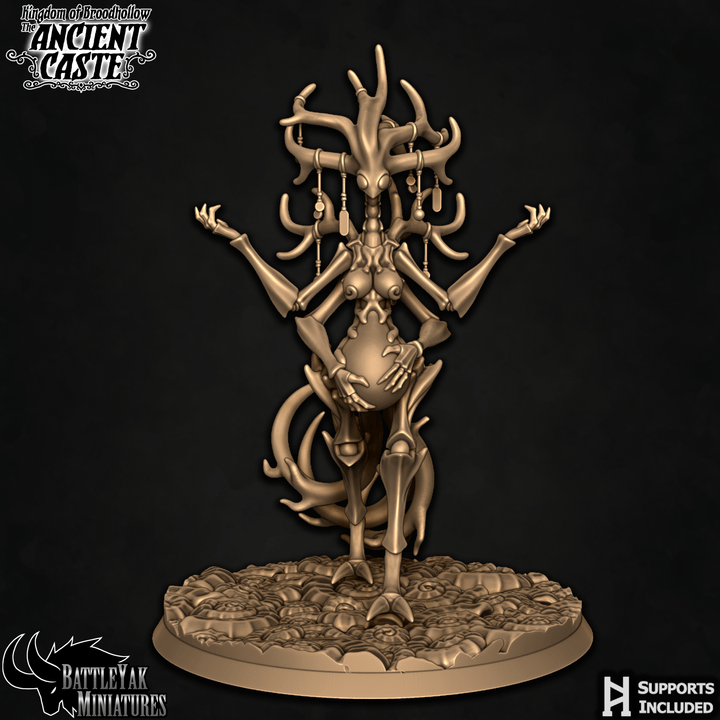 Ancient Caste Broodmother, Insect Folk Queen Pinup - Battle Yak