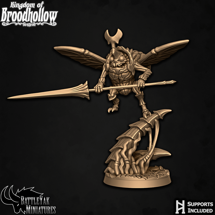 Broodwing Sentries - Beetle Folk Warriors (6 Variants Available) - Battle Yak