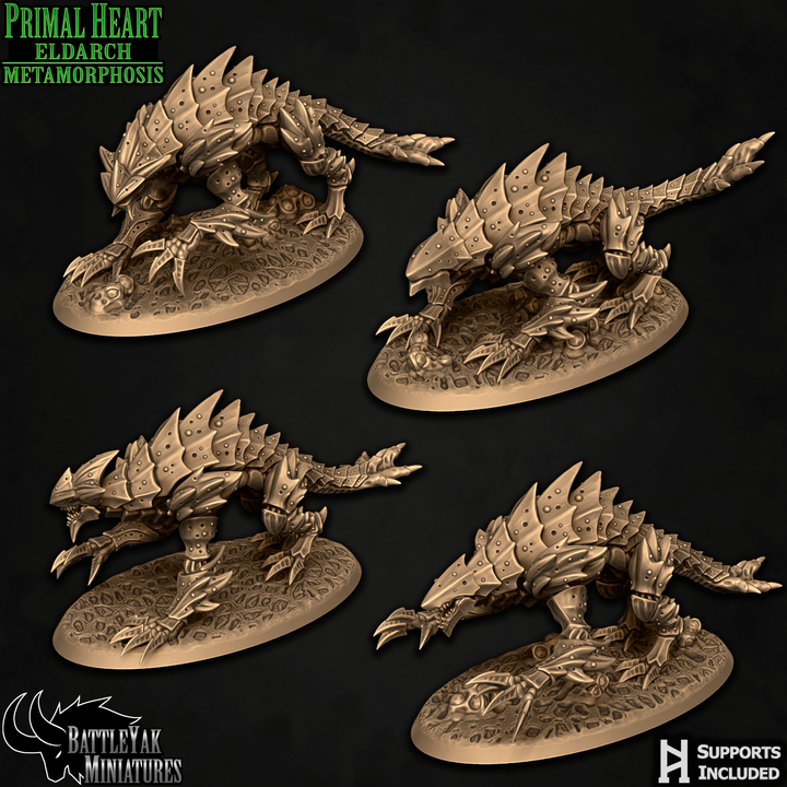 Primal Heart, Carnozoan Warbeasts (4 Variants Available) - Battle Yak