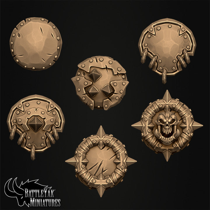 Gormolgoth Gear, Ogre Weapons Customisation Pack - 32mm Scale (15 Variants Available) - Battle Yak