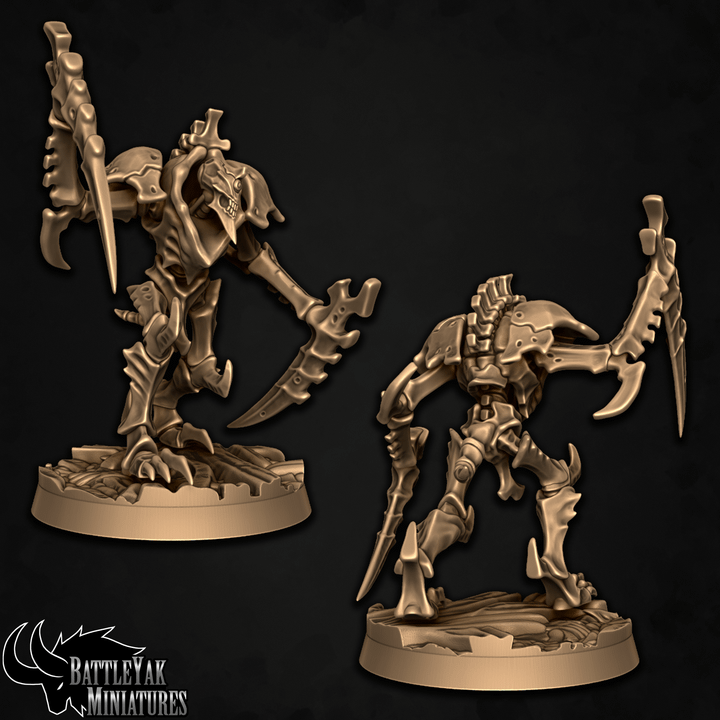 Dynasty of Nul Flayerfiends - Bone Construct Soldiers, Crypt Squad (6 Variants Available) - Battle Yak