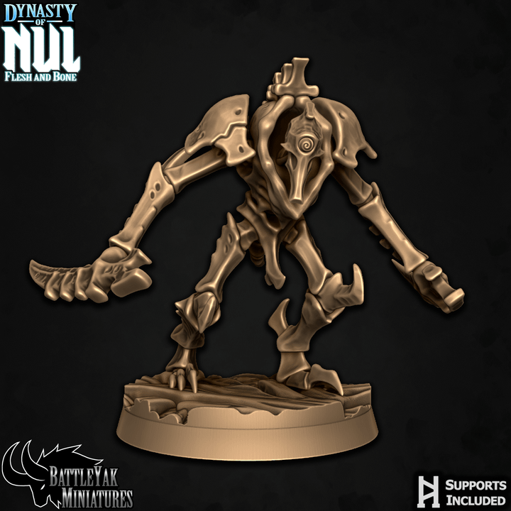 Dynasty of Nul Flayerfiends - Bone Construct Soldiers, Crypt Squad (6 Variants Available) - Battle Yak