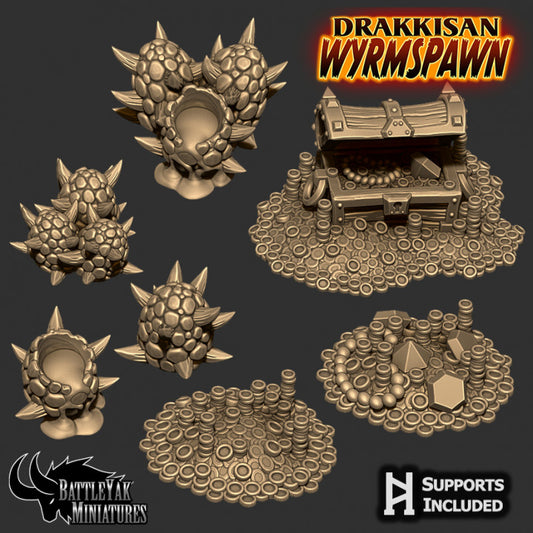 Drakkisan Wyrmspawn Decorations, Customisation Pack (15 Variants Available) - Battle Yak
