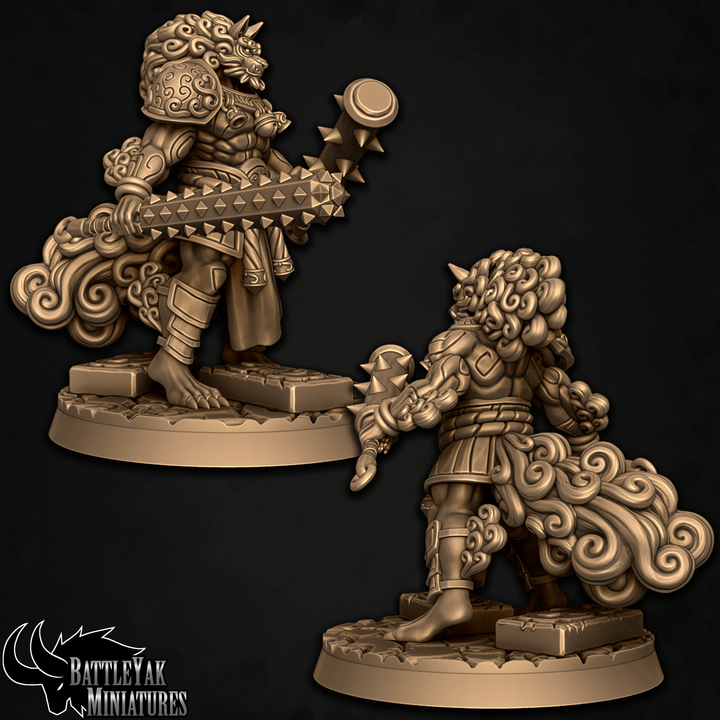 Dogu Shan Conquerors, Guardian Dog Folk Warriors - Set 1 (6 Variants Available) - Battle Yak