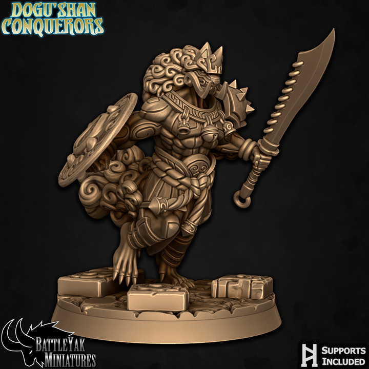 Dogu Shan Conquerors, Guardian Dog Folk Warriors - Set 2 (6 Variants Available) - Battle Yak