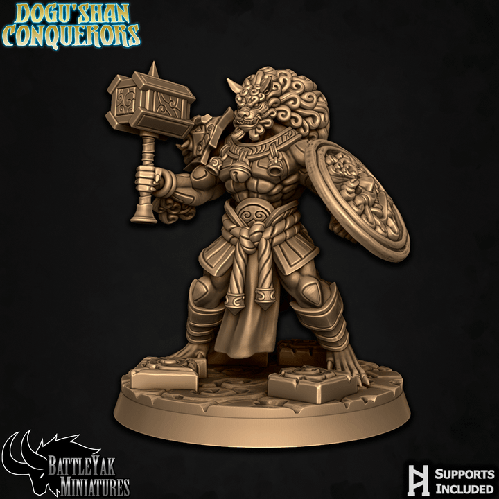 Dogu Shan Conquerors, Guardian Dog Folk Warriors - Set 1 (6 Variants Available) - Battle Yak