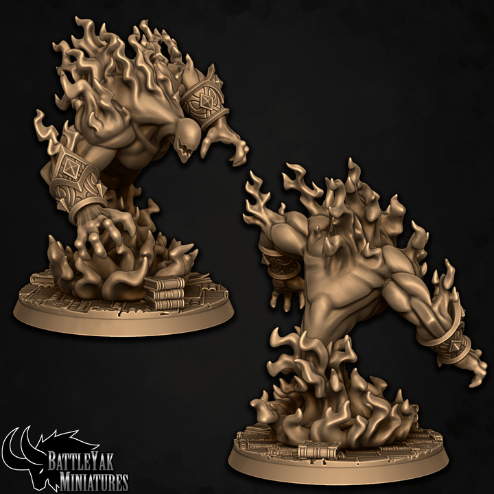Fire Elementals (4 Variants Available) - Battle Yak