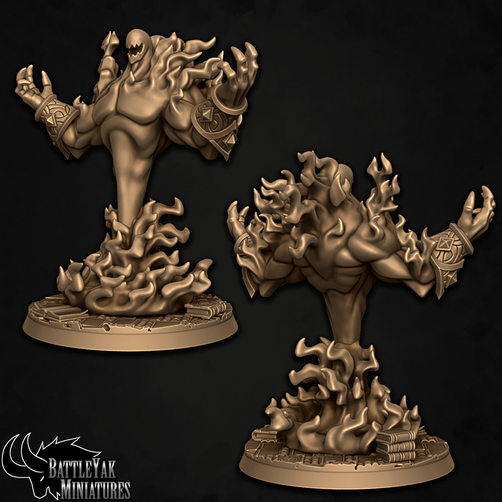 Fire Elementals (4 Variants Available) - Battle Yak