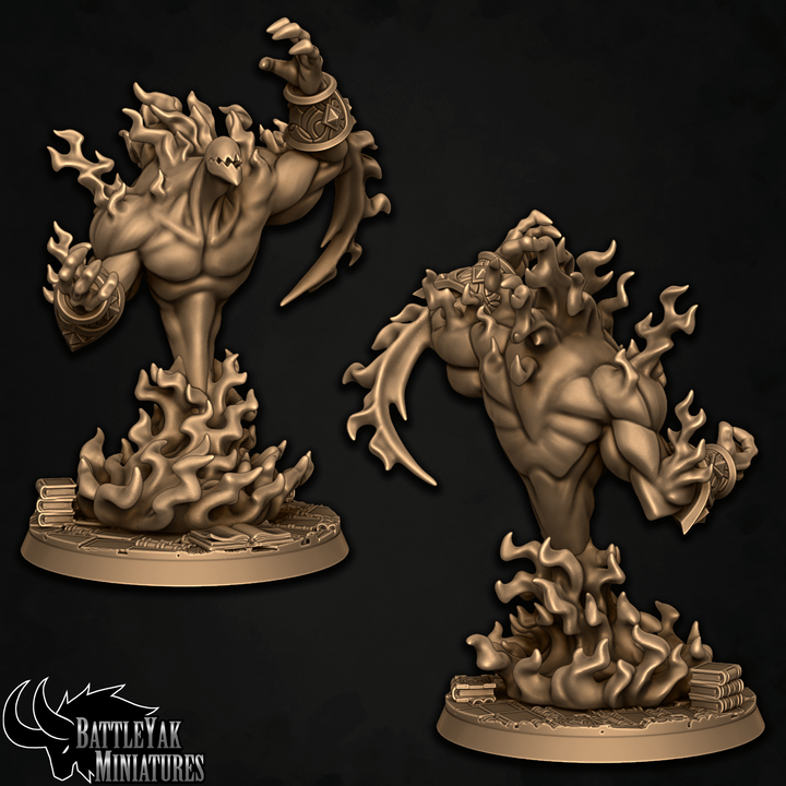 Fire Elementals (4 Variants Available) - Battle Yak