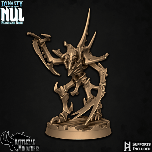 Dynasty of Nul Flayerfiends - Bone Construct Soldiers, Bone Squad (6 Variants Available) - Battle Yak