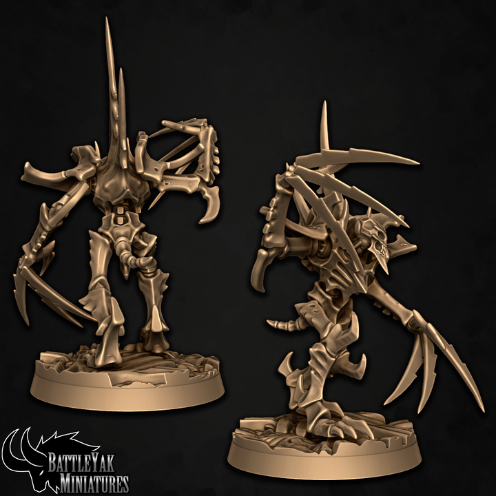 Dynasty of Nul Flayerfiends - Bone Construct Soldiers, Bone Squad (6 Variants Available) - Battle Yak