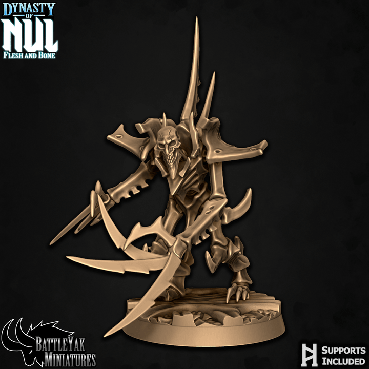 Dynasty of Nul Flayerfiends - Bone Construct Soldiers, Bone Squad (6 Variants Available) - Battle Yak